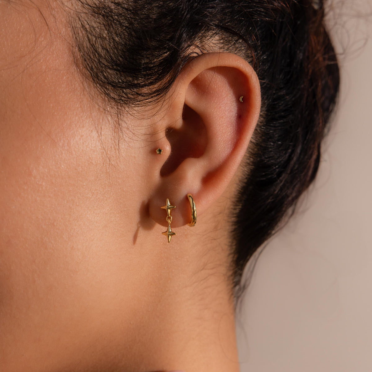 Star Drop Flatback Studs
