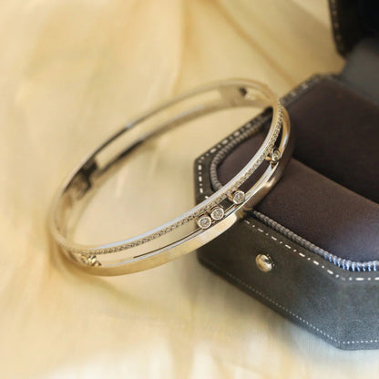[OAKJURI Jewelry]Move Romane Diamond Bangle Bracelet