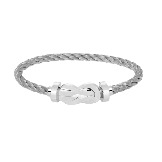 [OAKJURI Jewelry]CHANCE LARGE 8 FIGURE BUCKLE NO DIAMOND BRACELET SILVER