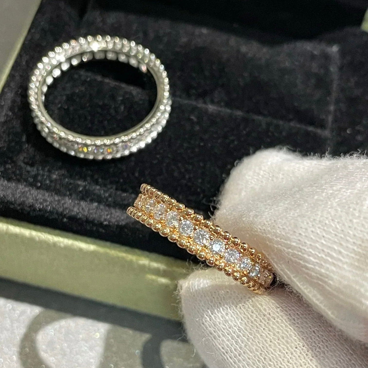 [OAKJURI Jewelry]PERLEE DIAMOND ROSE GOLD RING