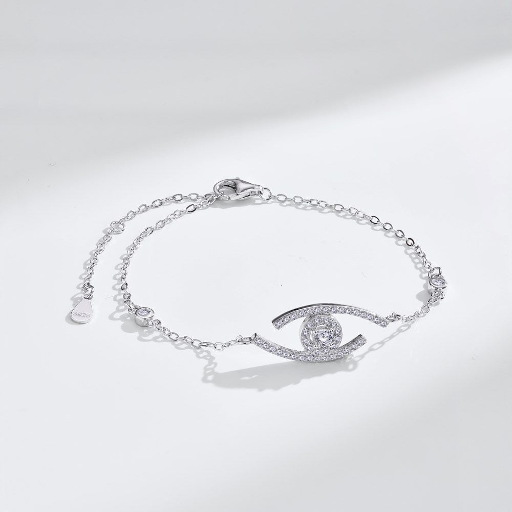[OAKJURI Jewelry]Lucky Eye Pave-Set Diamond Bracelet