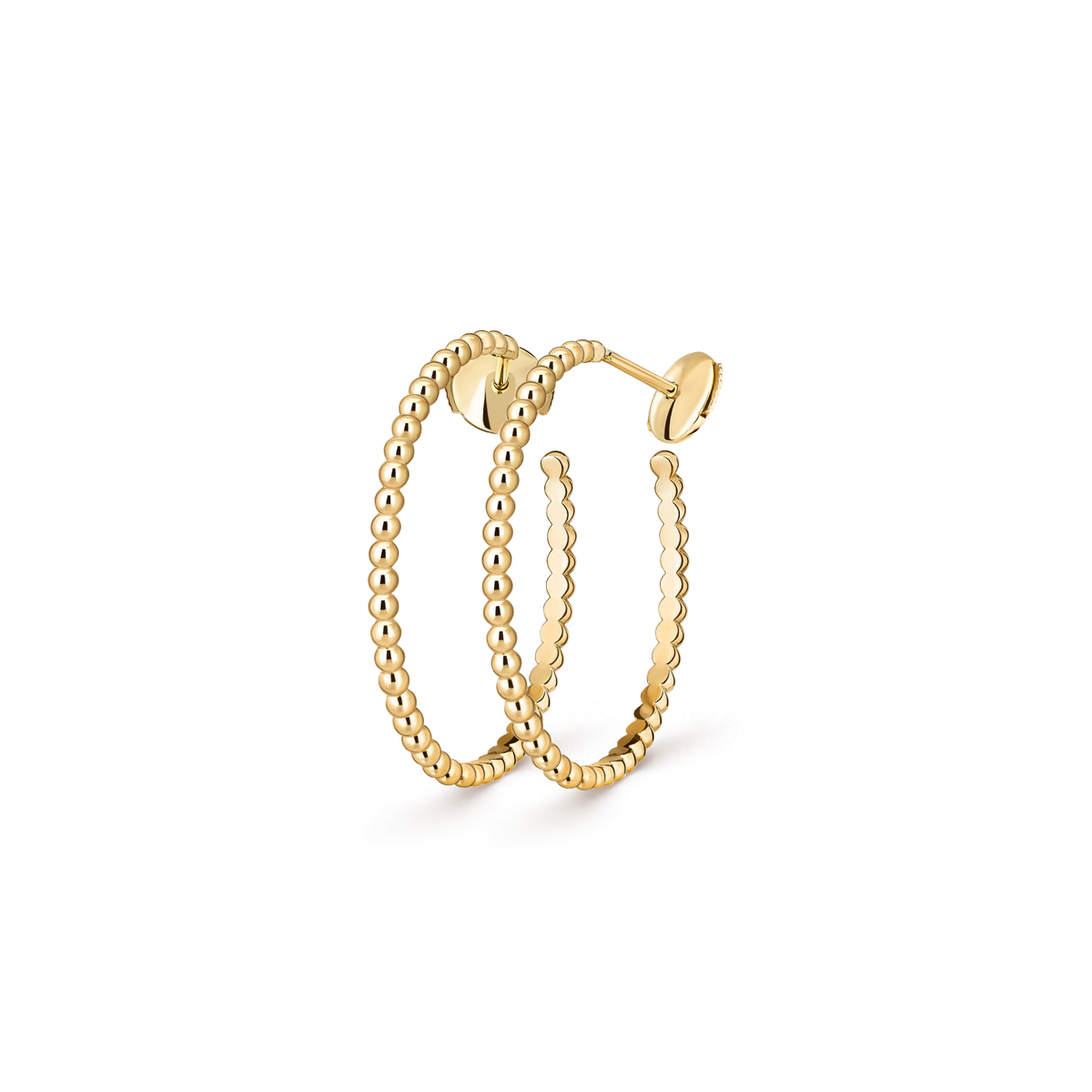 [OAKJURI Jewelry] SMOOTH BEAD STUD EARRINGS