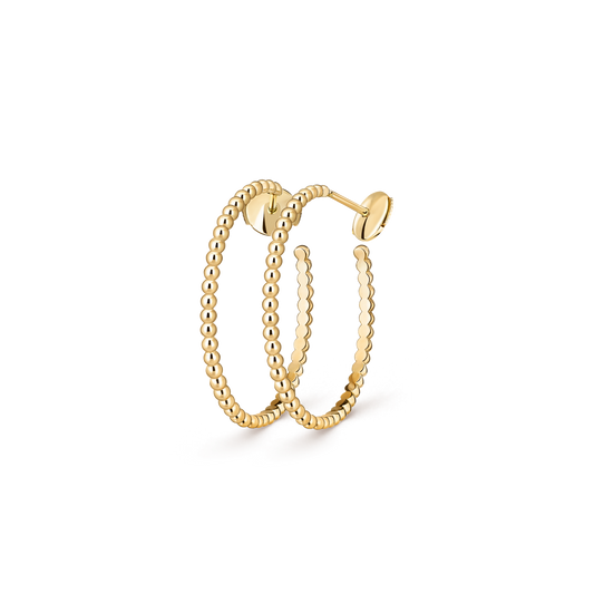 [OAKJURI Jewelry] SMOOTH BEAD STUD EARRINGS