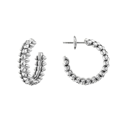 [OAKJURI Jewelry] CLASH SMALL HOOP EARRINGS