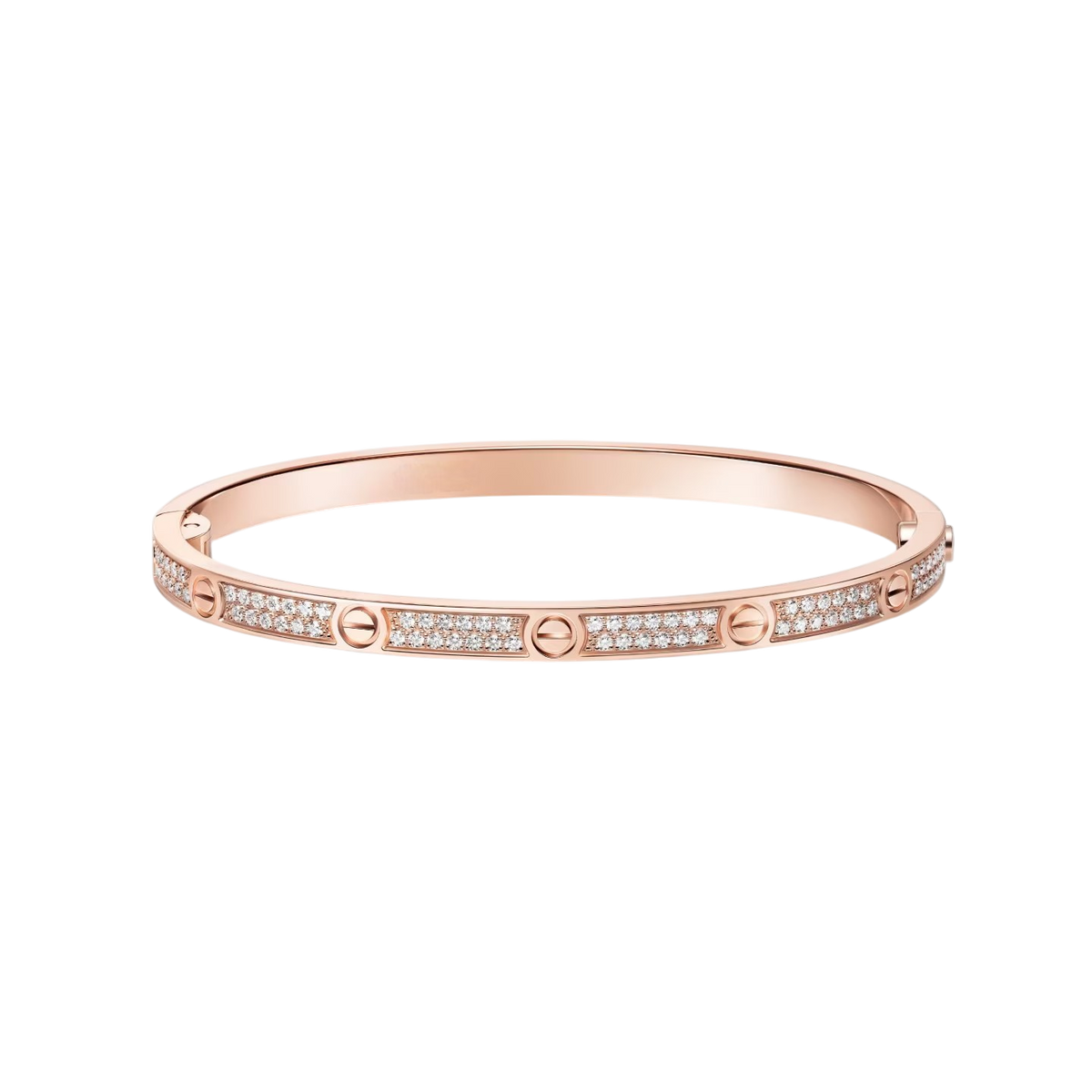 [OAKJURI Jewelry] LOVE BRACELET 3.65MM DIAMOND-PAVED