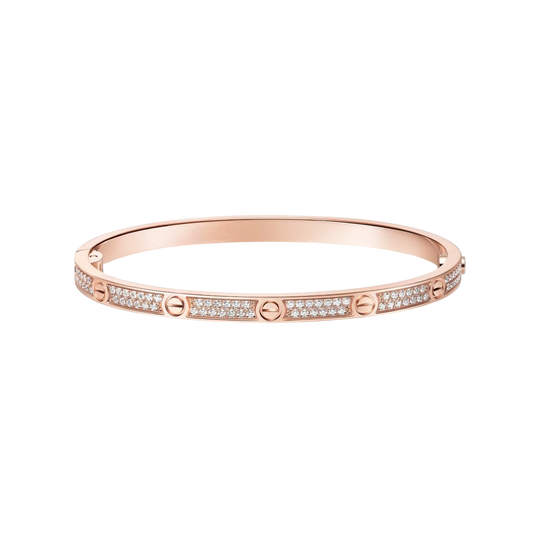 [OAKJURI Jewelry] LOVE BRACELET 3.65MM DIAMOND-PAVED