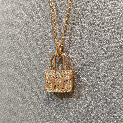 [OAKJURI Jewelry]CONSTANCE PEDANT DIAMOND NECKLACE