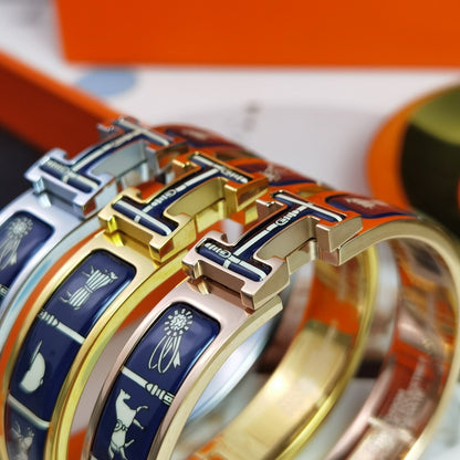 [OAKJURI Jewelry]H COUVERTURES DARK BLUE BRACELET