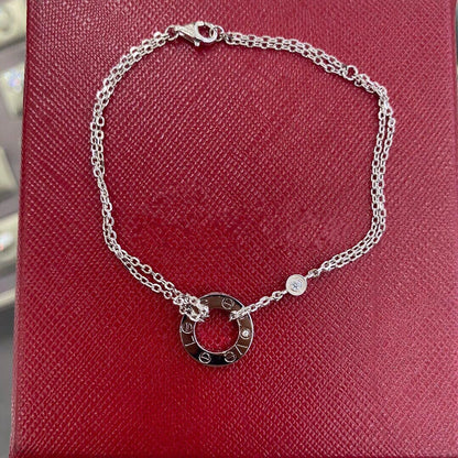 [OAKJURI Jewelry] LOVE BRACELET 2 DIAMOND