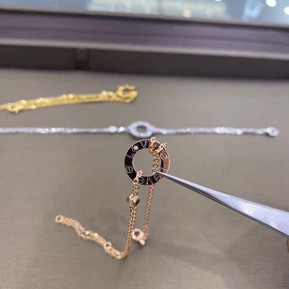 [OAKJURI Jewelry] LOVE BRACELET 2 DIAMOND