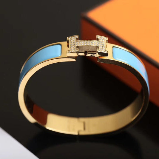 [OAKJURI Jewelry]H CLOUD BLUE BRACELET GOLD DIAMOND