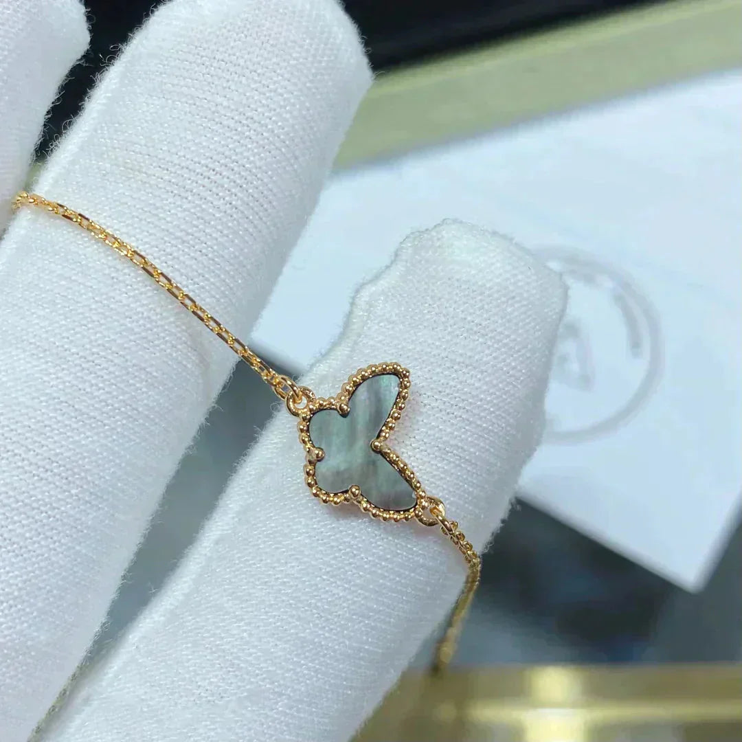 [OAKJURI Jewelry]BUTTERFLY DARK MOP BUTTERFLY BRACELET