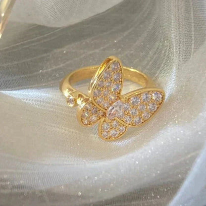 [OAKJURI Jewelry]BUTTERFLY DIAMOND RING