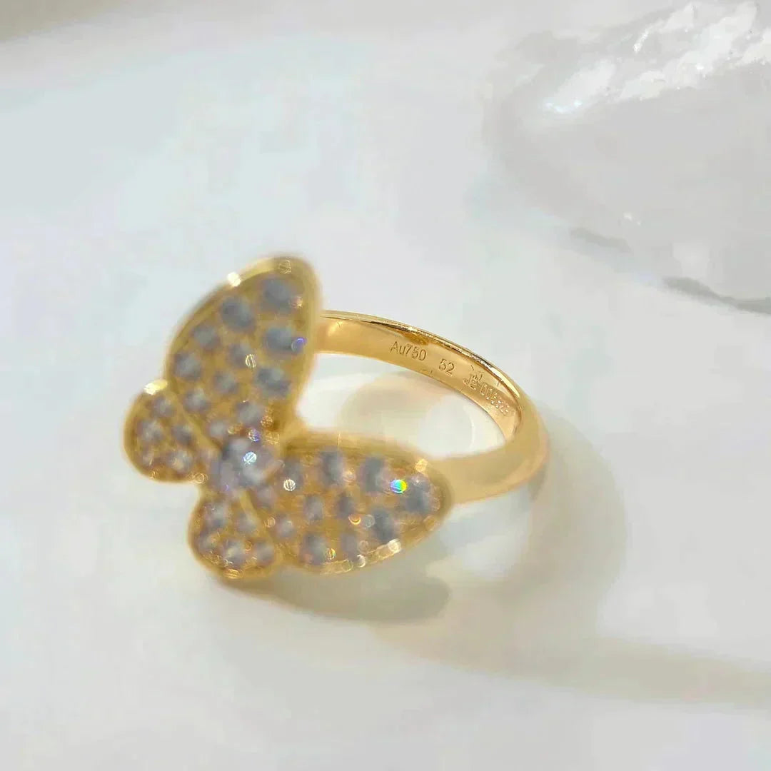 [OAKJURI Jewelry]BUTTERFLY DIAMOND RING