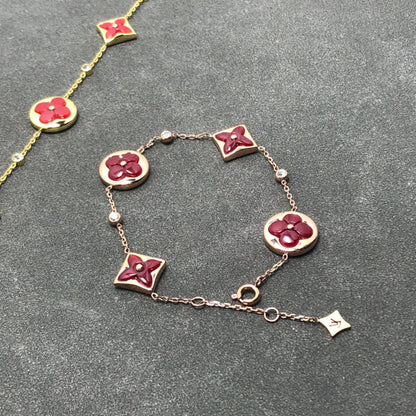[OAKJURI Jewelry]STAR AND SUN CARNELIAN 4 MOTIFS 3 DIAMONDS