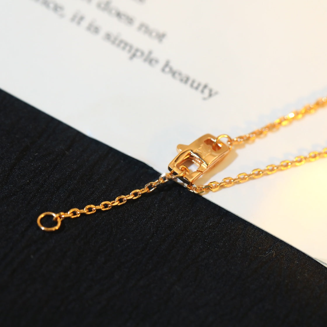 [OAKJURI Jewelry]STAR AND SUN DIAMOND PINK GOLD NECKLACE