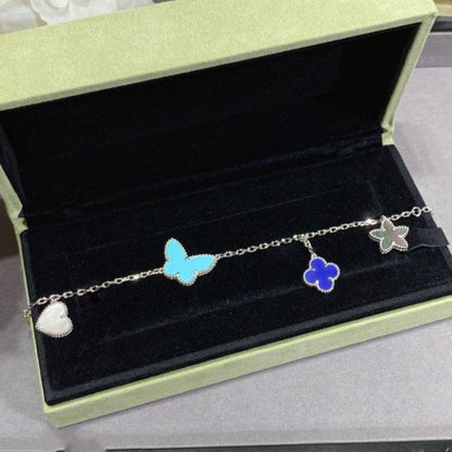 [OAKJURI Jewelry]LUCKY SPRING SILVER BRACELET 4 MOTIF