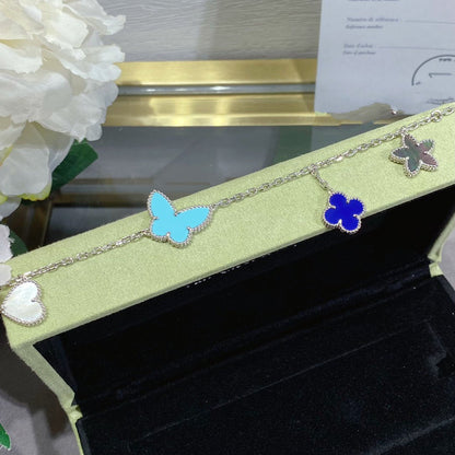 [OAKJURI Jewelry]LUCKY SPRING SILVER BRACELET 4 MOTIF