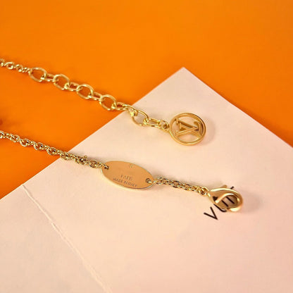 [OAKJURI Jewelry]LOGO STAR MOTIF GOLD BRACELET