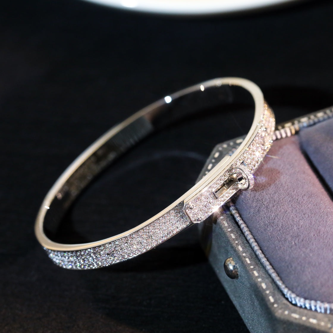 [OAKJURI Jewelry]KELLY BRACELET DIAMOND PAVED