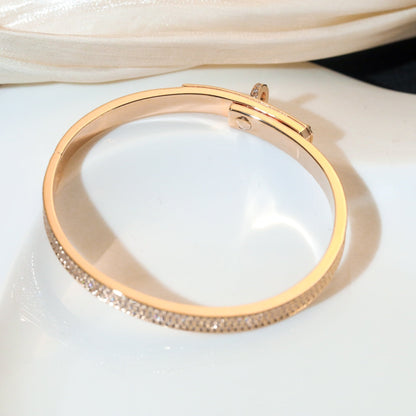 [OAKJURI Jewelry]KELLY BRACELET DIAMOND PAVED