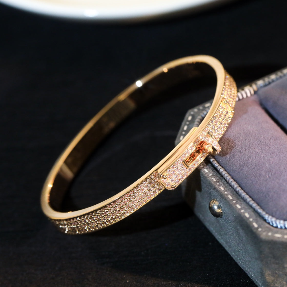 [OAKJURI Jewelry]KELLY BRACELET DIAMOND PAVED