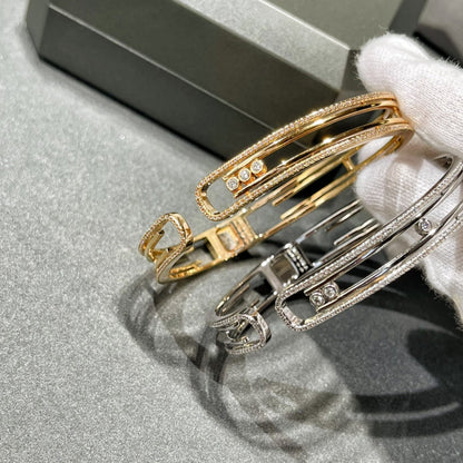 [OAKJURI Jewelry]MOVE 10TH PAVED DIAMOND BRACELET