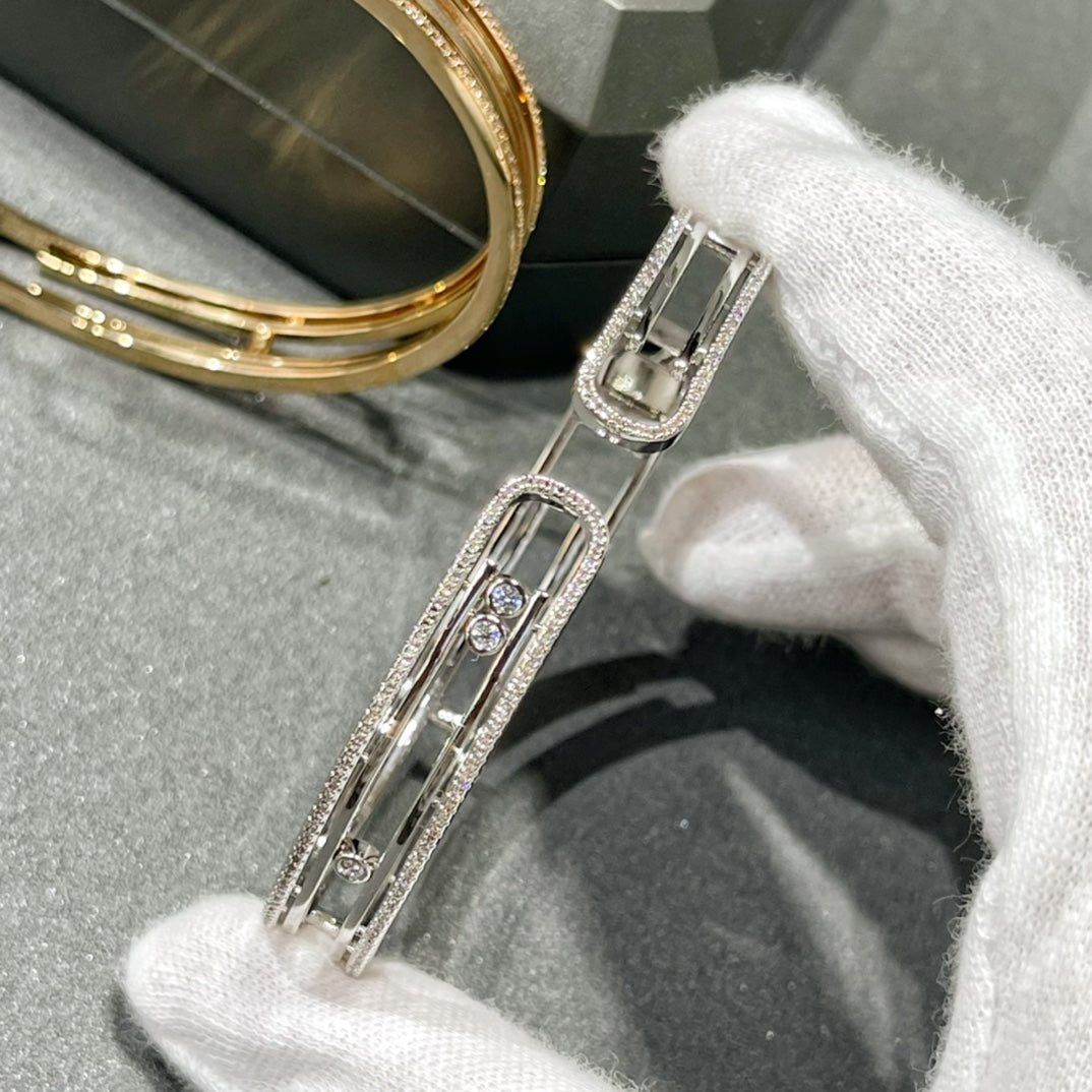[OAKJURI Jewelry]MOVE 10TH PAVED DIAMOND BRACELET