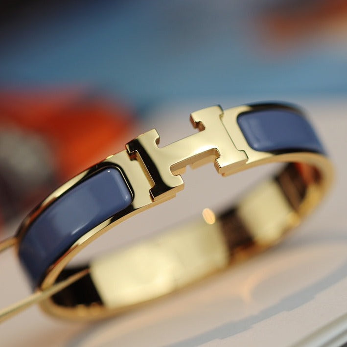 [OAKJURI Jewelry]H BRACELET 12MM BLUE GRAY