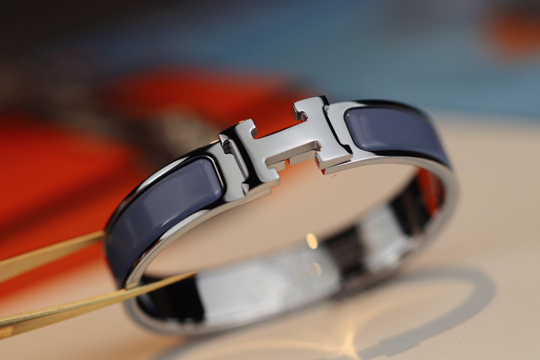 [OAKJURI Jewelry]H BRACELET 12MM BLUE GRAY