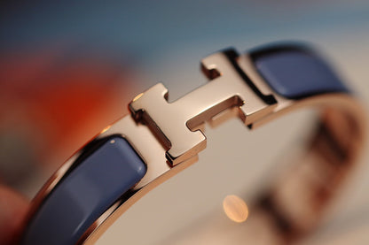 [OAKJURI Jewelry]H BRACELET 12MM BLUE GRAY