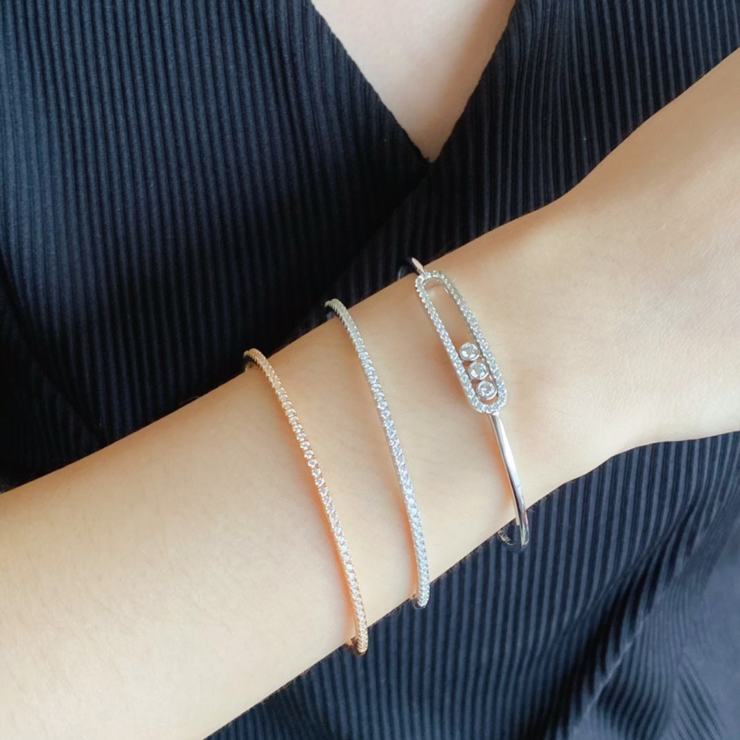 [OAKJURI Jewelry] MINI DIAMOND TENNIS BRACELET