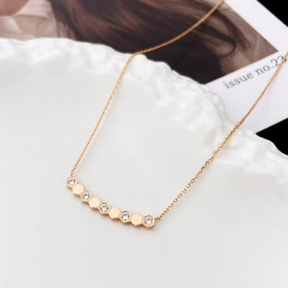 [OAKJURI Jewelry]BEE MY LOVE DIAMOND NECKLACE