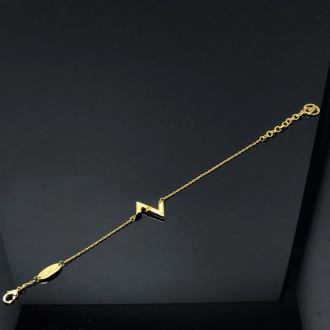 [OAKJURI Jewelry]VOLT LV LOGO BRACELET