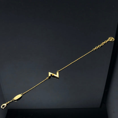 [OAKJURI Jewelry]VOLT LV LOGO BRACELET