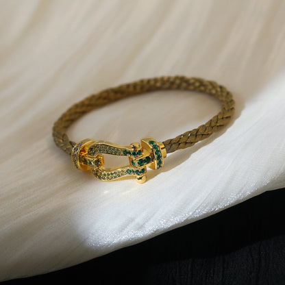 [OAKJURI Jewelry]FORCE 10 GOLD GREEN DIAMOND PAVED