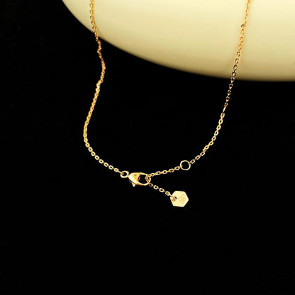 [OAKJURI Jewelry]BEE MINI PEDANT DIAMOND NECKLACE