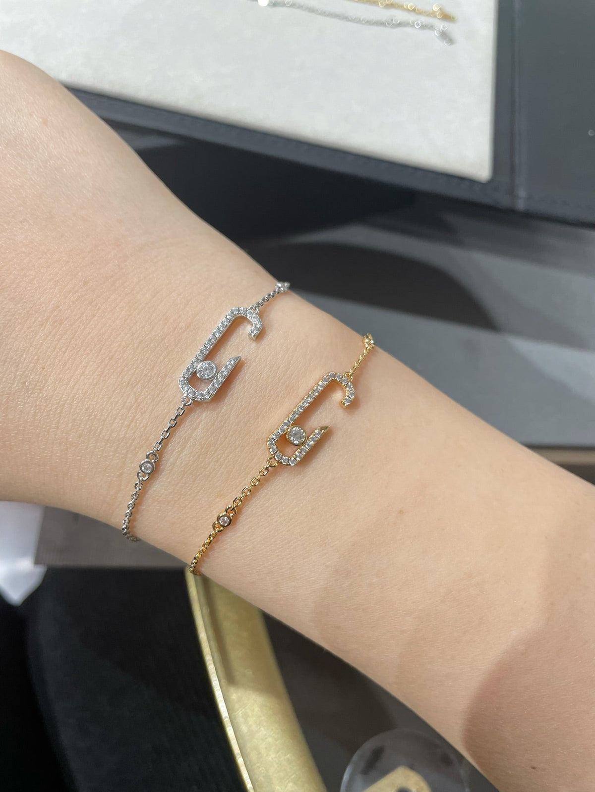 [OAKJURI Jewelry]BABY MOVE DIAMOND BRACELET