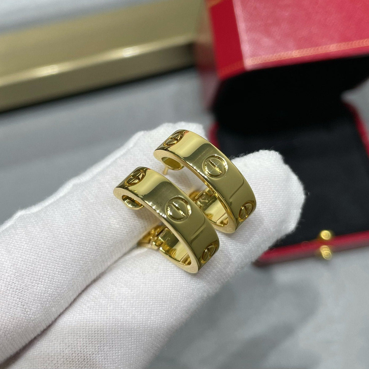 [OAKJURI Jewelry] LOVE 5.5MM EARRINGS