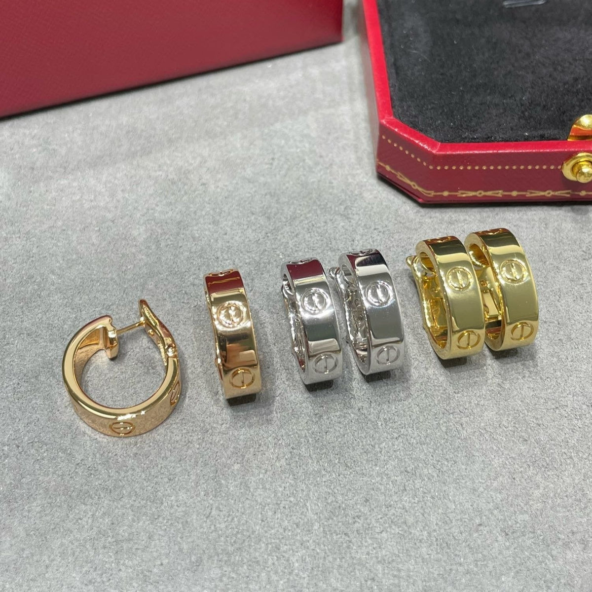[OAKJURI Jewelry] LOVE 5.5MM EARRINGS