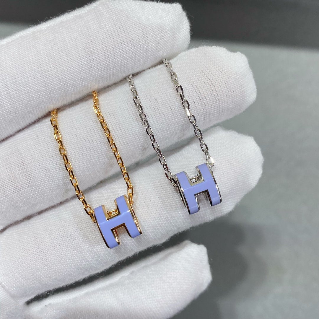 [OAKJURI Jewelry]MINI POP H NECKLACE