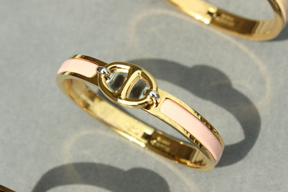 [OAKJURI Jewelry]CLIC CHAINE GOLD BRACELET