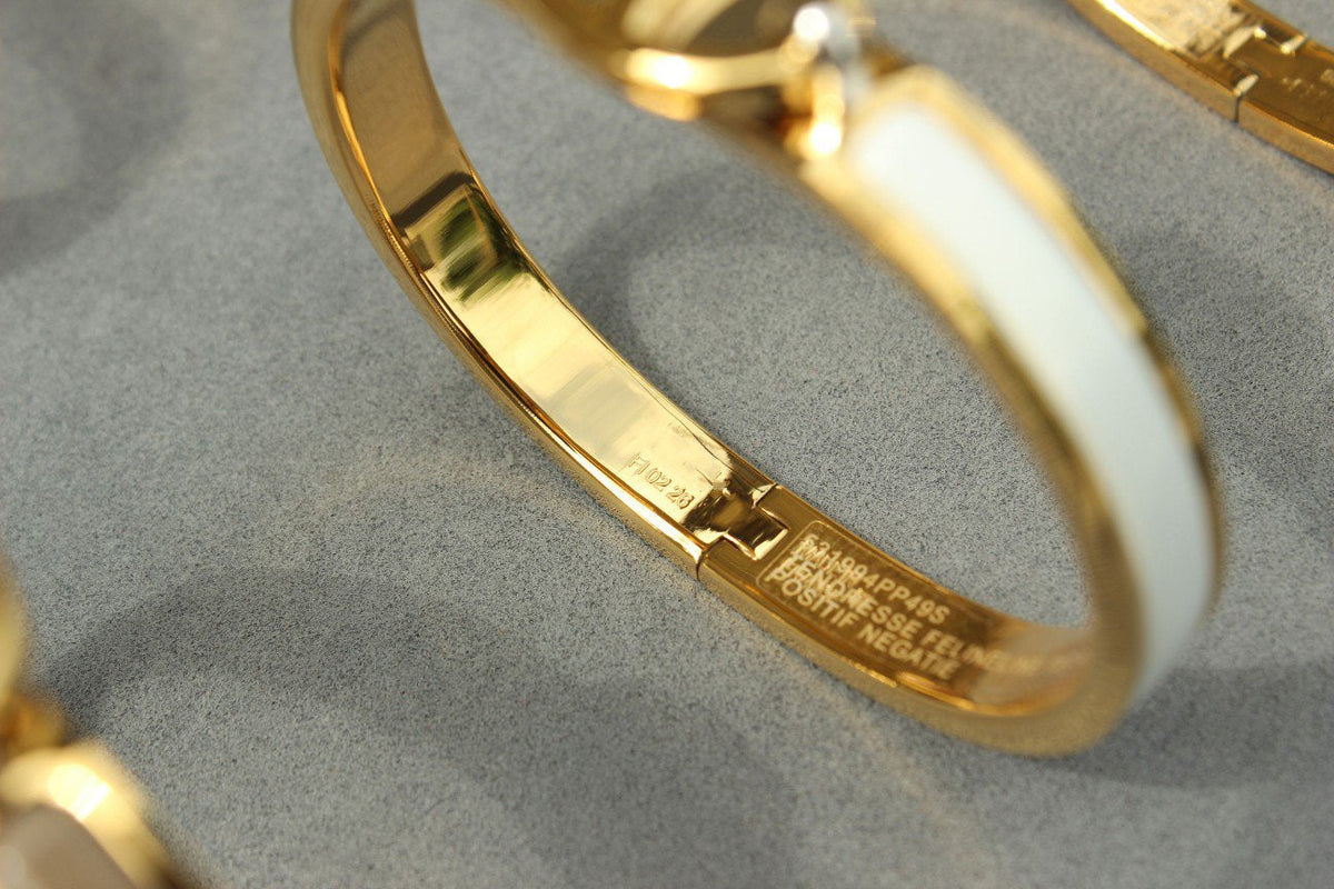 [OAKJURI Jewelry]CLIC CHAINE GOLD BRACELET