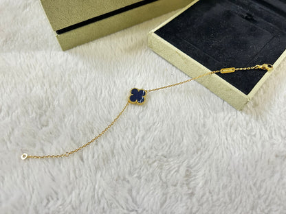[OAKJURI Jewelry]CLOVER 1 MOTIF PIETERSITE BRACELET