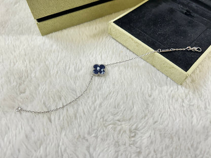 [OAKJURI Jewelry]CLOVER 1 MOTIF PIETERSITE BRACELET