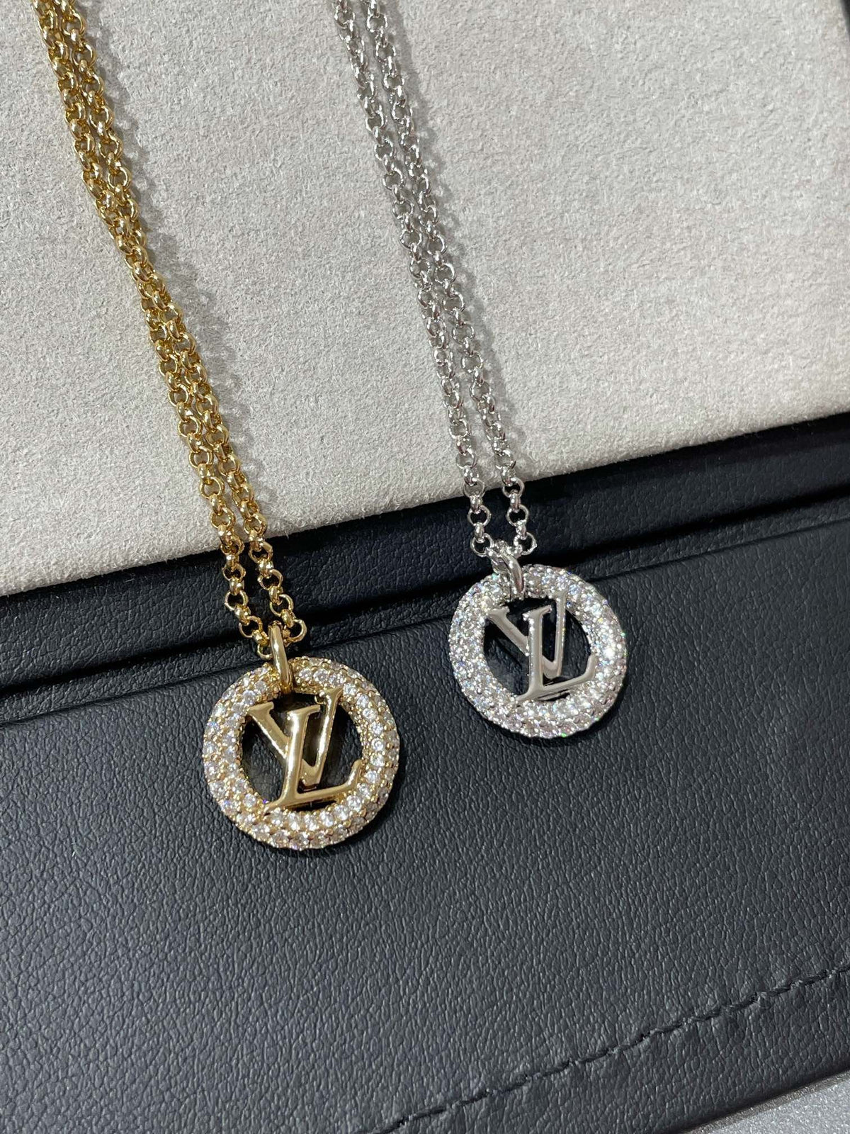 [OAKJURI Jewelry]BY NIGHT DIAMOND PAVED NECKLACE