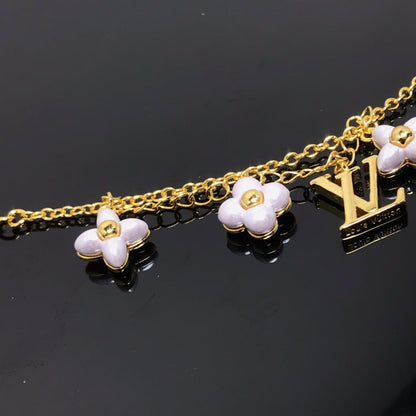 [OAKJURI Jewelry]LOGO 6 MOTIF STAR AND SUN GOLD BRACELET