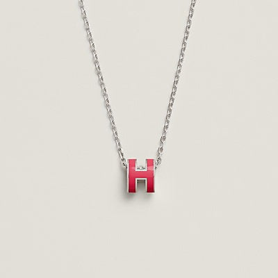 [OAKJURI Jewelry]H NECKLACE PINK