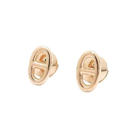 [OAKJURI Jewelry]CHAINE SMALL EARRINGS GOLD AND SILVER