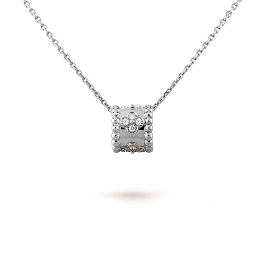 [OAKJURI Jewelry]PERLEE PEDANT SIVLER DIAMOND NECKLACE